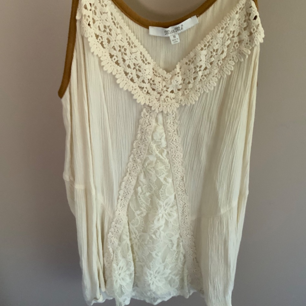 Miss Me Flyaway Tank Top - Picture 2 of 3